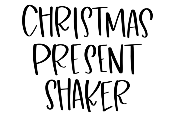 Christmas Present Shaker Graphics for Crafts