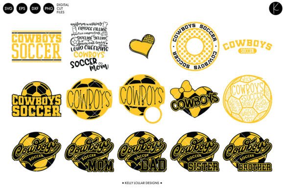 Cowboys Soccer Bundle Graphics and Crafts Review