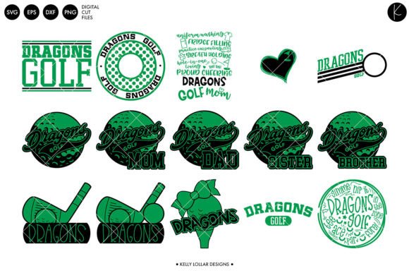 Dragons Golf Team Bundle Graphics and Crafts Review