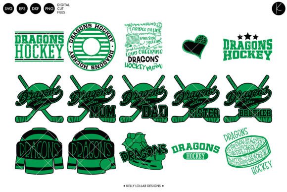 Dragons Ice Hockey Bundle Graphics and Crafts Review