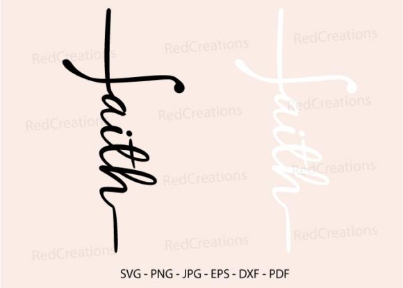 FAITH CROSS Script Svg, Cross, Quotes: A Designer’s Review for Graphics and Crafts