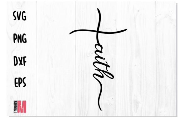 FAITH CROSS Script SVG Cut Files: Graphics and Crafts Review