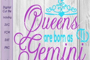 Gemini Queen Script Graphics for Crafts
