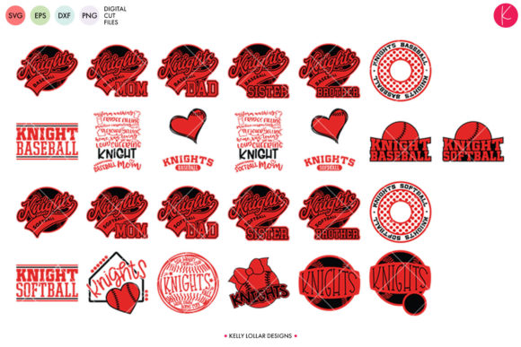 Knights Baseball Softball Bundle Graphics and Crafts Review