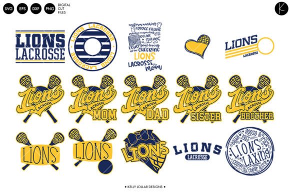Lions Lacrosse Bundle Graphics and Crafts Review