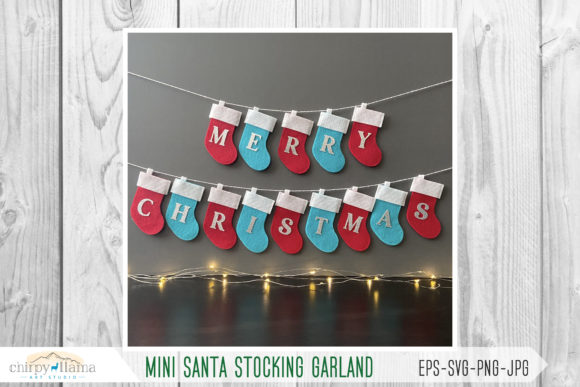 Mini Santa Stocking Christmas Garland Review