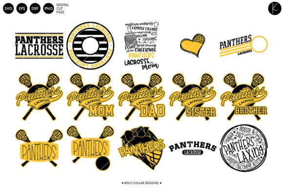 Panthers Lacrosse Bundle: Graphics and Crafts for Sellers