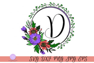 Script Letter D Monogram Graphics and Illustrations Review