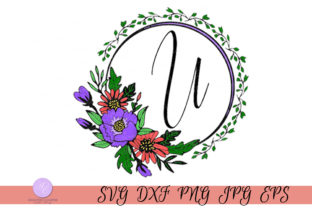 Script Letter U Monogram Graphics and Illustrations Review