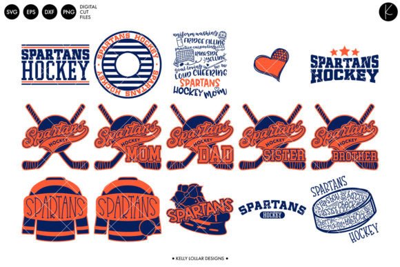 Spartans Ice Hockey Bundle Graphics and Crafts Review