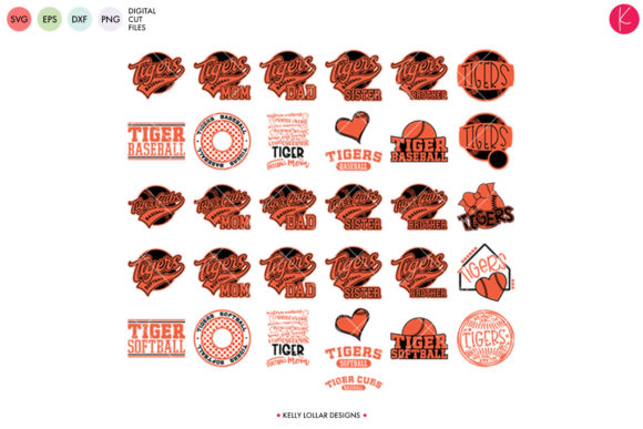 Tigers Baseball Softball Bundle Graphics and Crafts Review