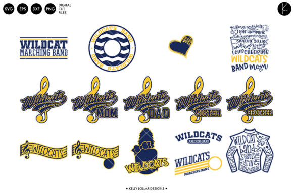 Wildcats Band Bundle Graphics and Crafts Review
